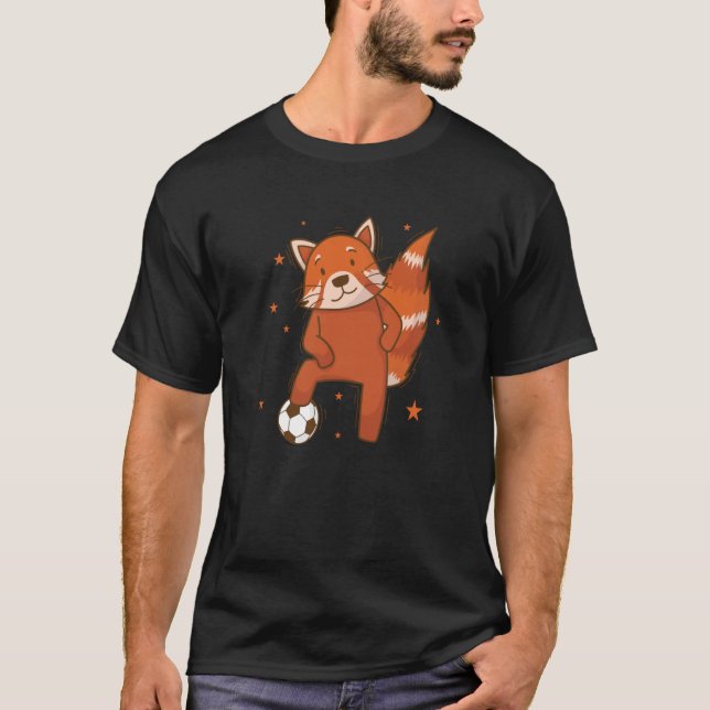 Camiseta Ailuridae playing Soccer Bear Cat Bamboo (Frente)