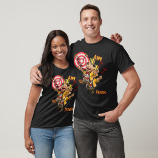 Camiseta Aim, acerte o Dart preciso