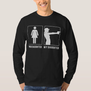 Camiseta Aim Alto, Mais alto De Foto: Sua Filha, Minha Filh