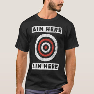 Camiseta Aim Aqui O Alvo De Olhos Grossistas De Jogadores D