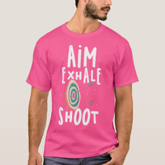Camiseta Aim Exaltar o Disparo do Arco do Arquivador de Set