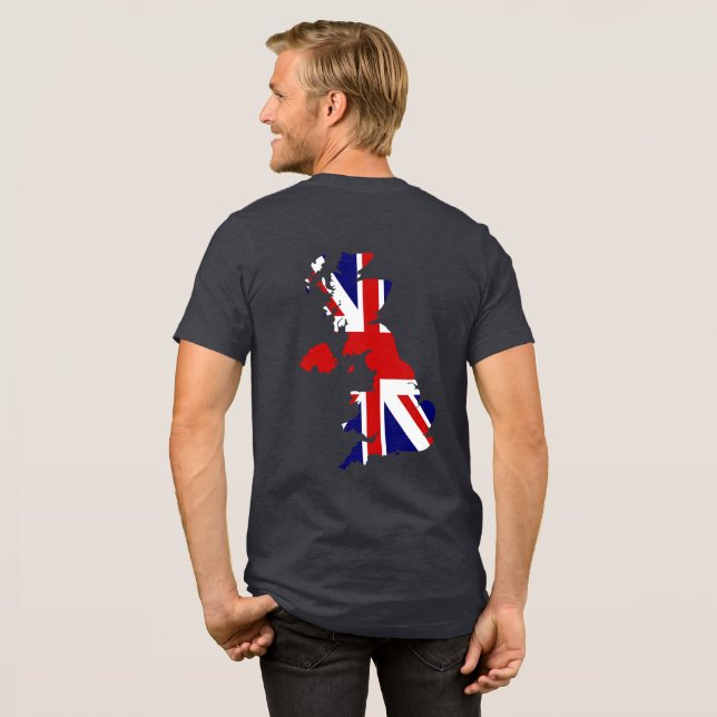 Camiseta Aim High, Vote Lowe Map of Britain  (Voltar Cheio)