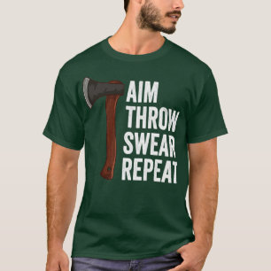 Camiseta Aim Jogar Suor Repetir Ax Jogando Lumberjack
