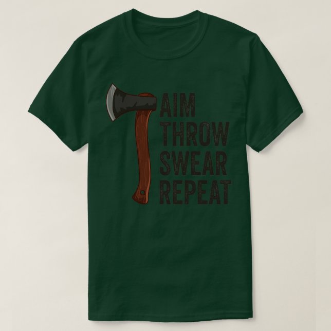Camiseta Aim Jogar Suor Repetir Ax Jogando Lumberjack2 (Frente do Design)