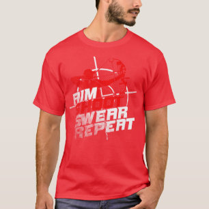 Camiseta Aim Shoot Swear Repete Archery Gift