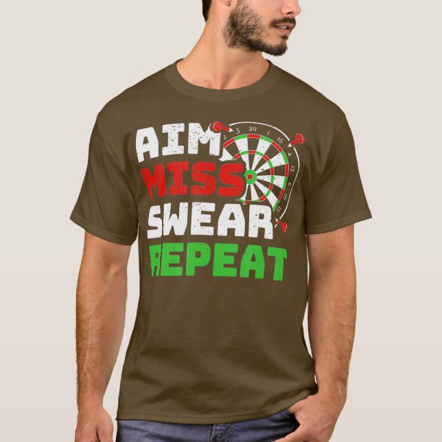 Camiseta Aim Srta. Swear Repita Que Engraçado. (Frente)