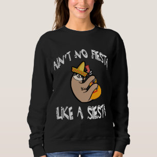 Camiseta Ain No Fiesta Like A Siesta Funny Sloth Cinco De M