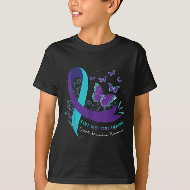 Camiseta Ainda Aqui, Combatendo A Prevenção Suicida (Frente)