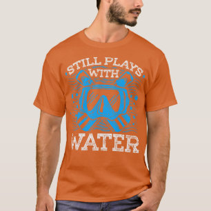 Camiseta Ainda Brinca Com Mergulhador De Água Snorkeling Sc