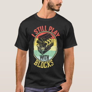 Camiseta Ainda Brinco Com Blocos Retro Vintage Mecânico De 