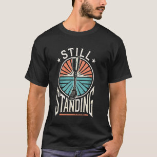 Camiseta Ainda de Pé Deficiência Prótese de Perna Amputação