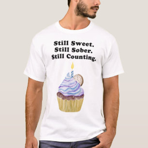 Camiseta Ainda Doce. Ainda Sóbrio. Ainda Contando. Sobrieda