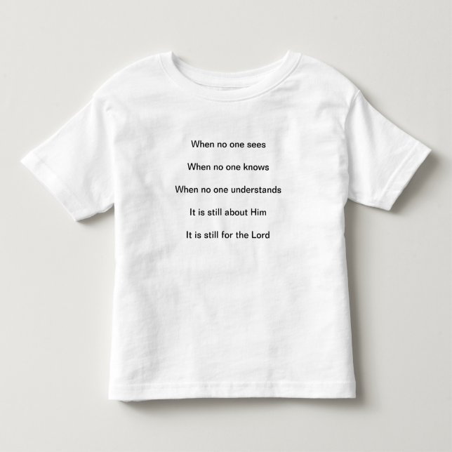 Camiseta Ainda é para o Senhor (Frente)