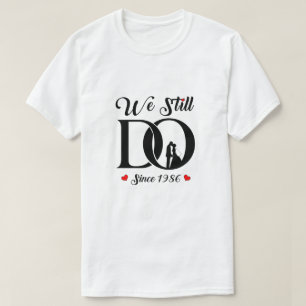 Camiseta Ainda fazemos desde 1986, 35º aniversário do cas