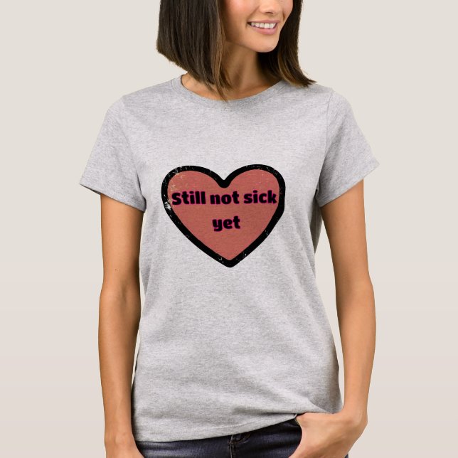 Camiseta Ainda não enjoei do coração (Frente)