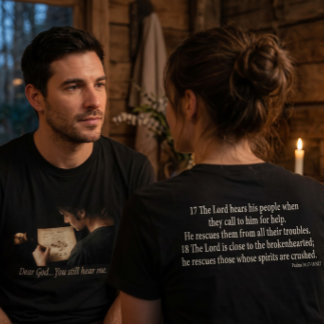 Camiseta Ainda ouve a oração sincera
