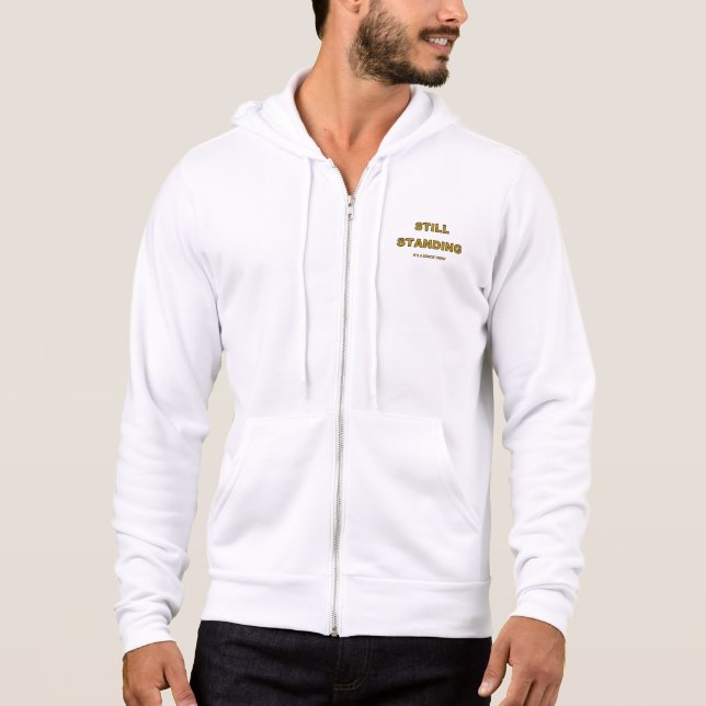 Camiseta AINDA PERMANENTE Cheio-Zip Hoodie (Frente)