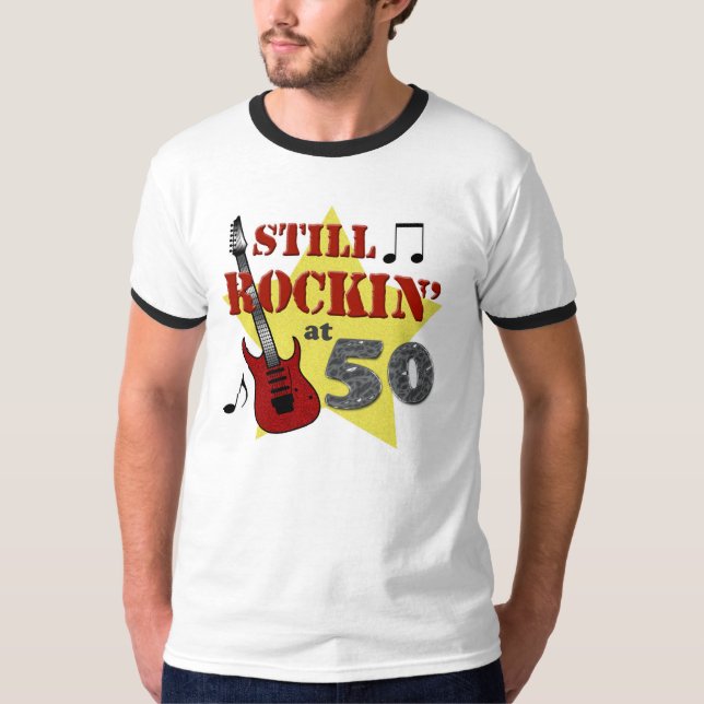 Camiseta Ainda Rockin em 50 (Frente)