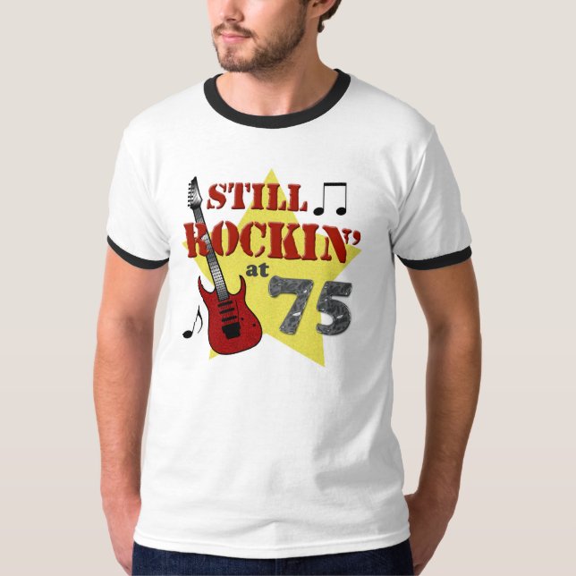 Camiseta Ainda Rockin em 75 (Frente)