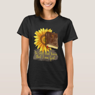 Camiseta Ainda Sei Que Sou Deus Cristão Psalm 4610 S