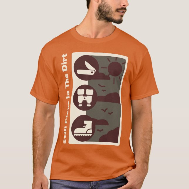 Camiseta Ainda Toca Inhe Dirt Camping (Frente)
