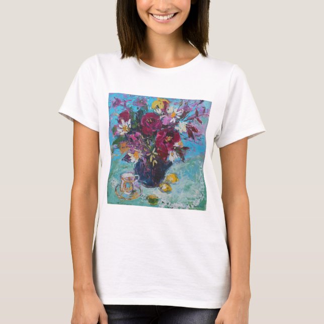 Camiseta Ainda vida com copo de chá 2013 (Frente)