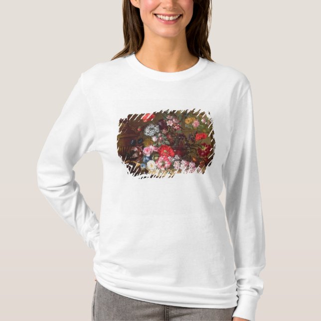 Camiseta Ainda vida com flores (Frente)