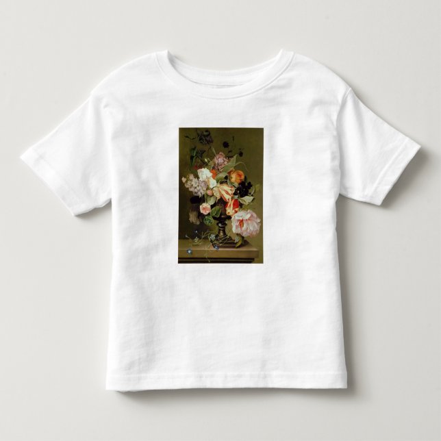 Camiseta Ainda vida com flores (Frente)