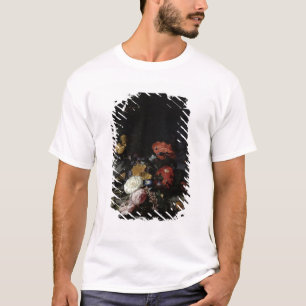 Camiseta Ainda vida com flores e insetos