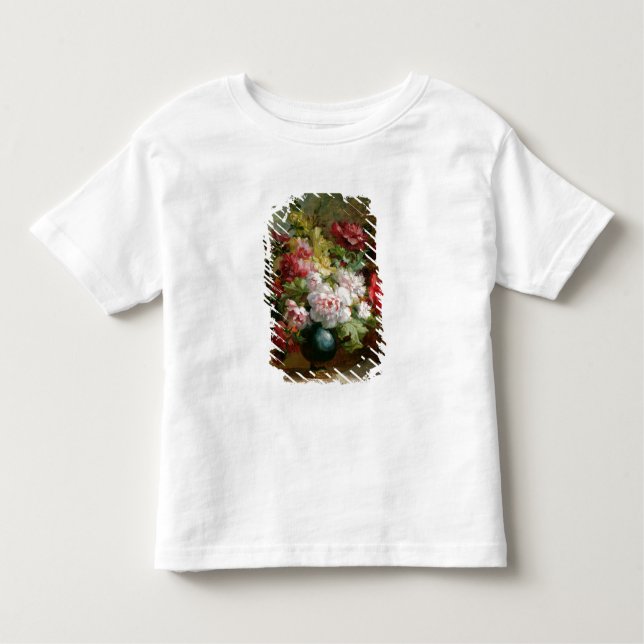 Camiseta Ainda vida com flores e partitura (Frente)