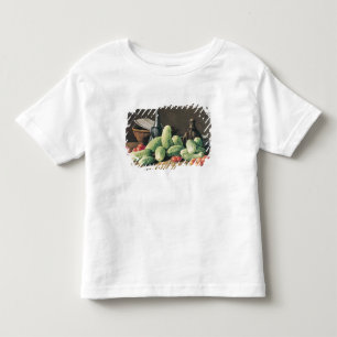 Camiseta Ainda vida com pepinos e tomates