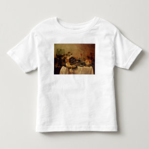 Camiseta Ainda vida com torta da fruta, 1635