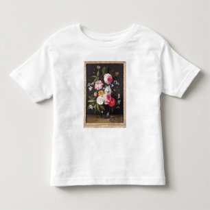 Camiseta Ainda vida T32512 das flores em um vaso, 1661