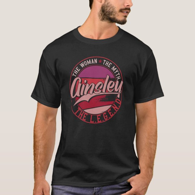 Camiseta Ainsley, a Senhora do Mito, a Lenda (Frente)
