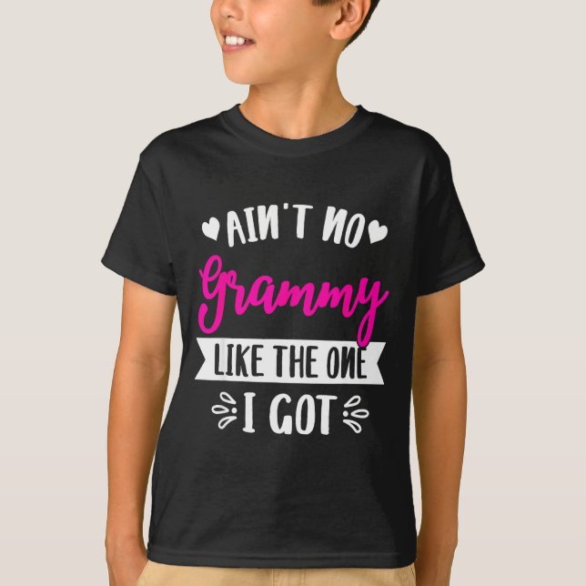 Camiseta Ain't No Grammy Like The One I Got Family Reunion  (Frente)