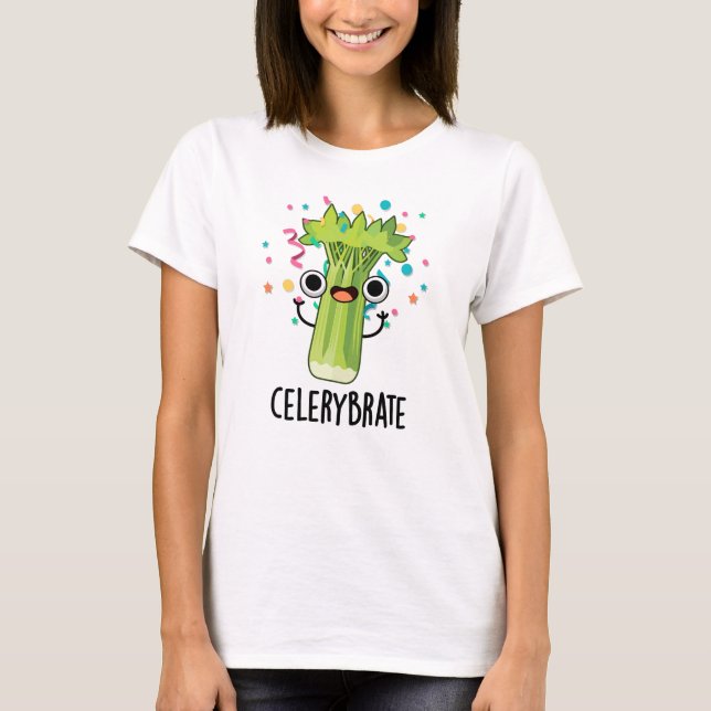Camiseta Aipo Funny Veggie Celery Pun (Frente)