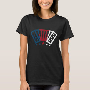 Camiseta Air Accordion American Flag Music Idea