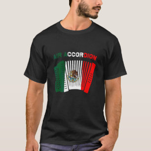 Camiseta Air Accordion Cinco De Mayo Fiesta Bandeira Mexica