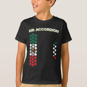 Camiseta Air Accordion Mexico Flag Cinco De Mayo Music Gift