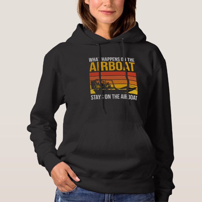 Camiseta Air cushion boat airboat (Frente)
