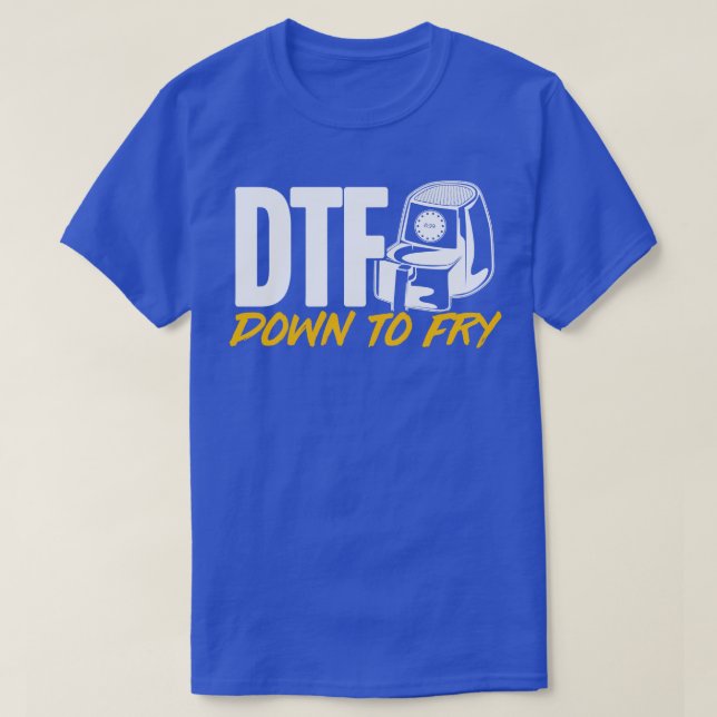 Camiseta Air Fryer DTF Para Fry (Frente do Design)
