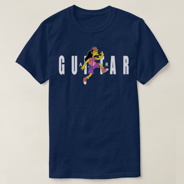 Camiseta Air Guitar (Frente do Design)