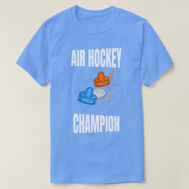 Camiseta Air Hockey Champion design for Air Hockey Player  (Frente do Design)