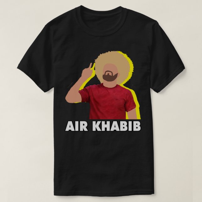 Camiseta Air Khabib Font 4 Classic T Shirt (Frente do Design)