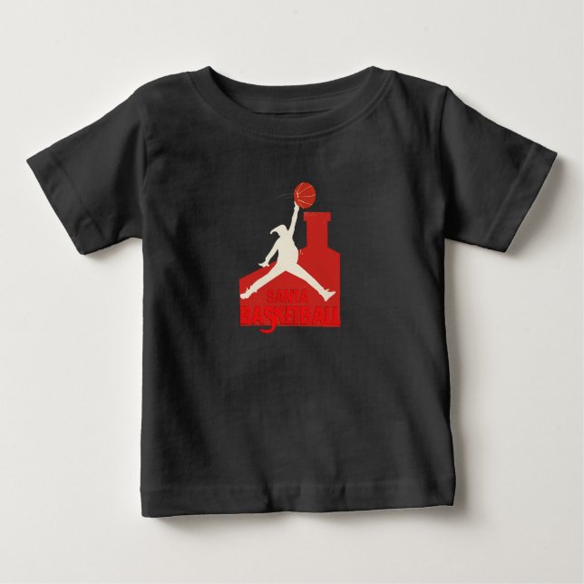 Camiseta AIR SANTA – Funny Xmas Basketball Tshirt (Frente)