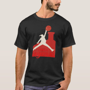 Camiseta AIR SANTA – Paródia Engraçada de Basquete de Nata