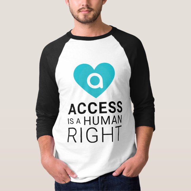 Camiseta Aira Access é um direito humano (Frente)