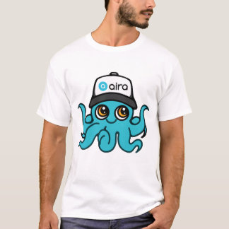 Camiseta Aira Mascot Hoodie White - Octopus