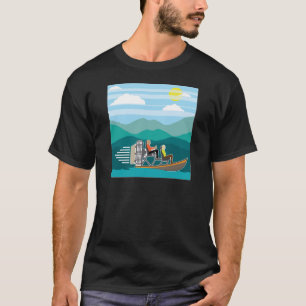Camiseta AirBoat do passeio do barco do pântano