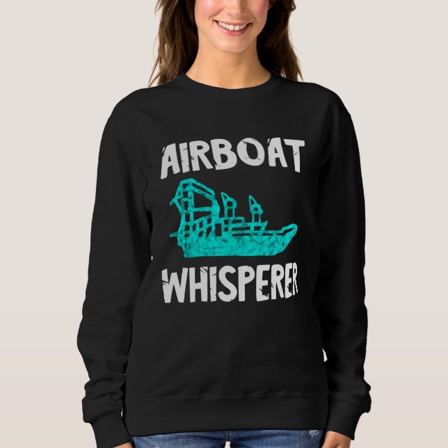 Camiseta Airboat Whisperer Swamp Hydroplane Fanboat Propell (Frente)